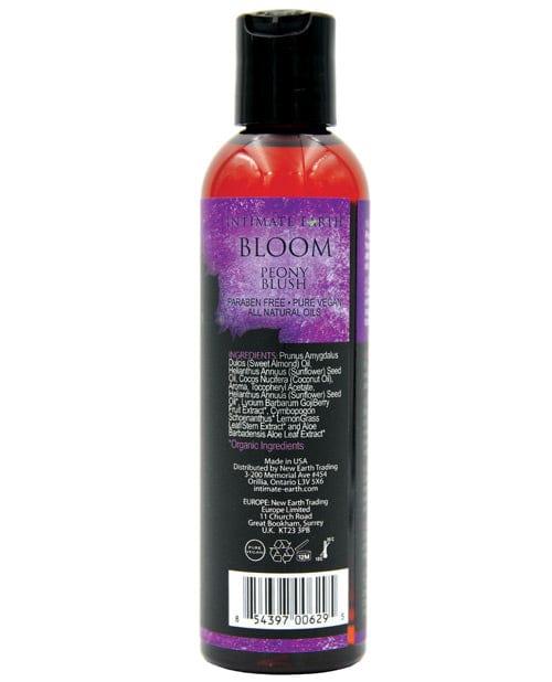 New Earth Trading Intimate Earth Bloom Massage Oil - 120 mL Peony Blush More