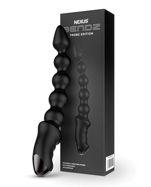 Nexus Nexus Bendz Bendable Vibrating Probe - Black Anal Toys