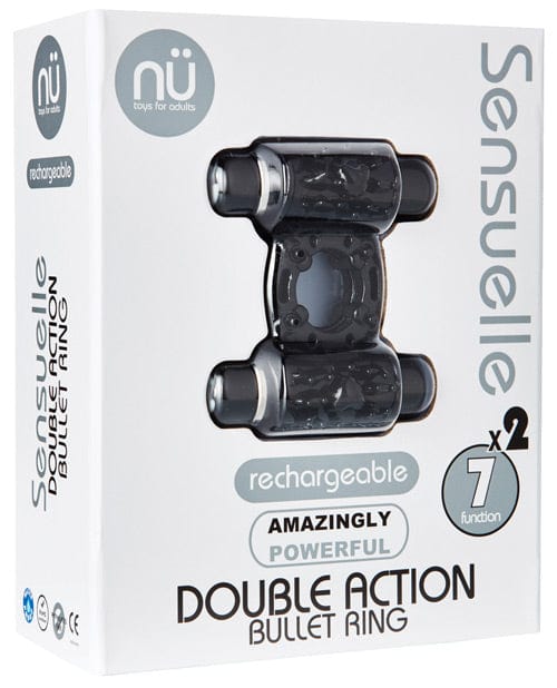 Novel Creations Nu Sensuelle Double Action Cockring 2x7 Function Penis Toys