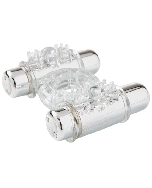 Novel Creations Nu Sensuelle Double Action Cockring 2x7 Function Clear Penis Toys