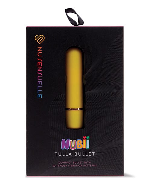 Novel Creations Usa INC Nu Sensuelle Tulla 10 Speed Nubii Bullet Yellow Vibrators