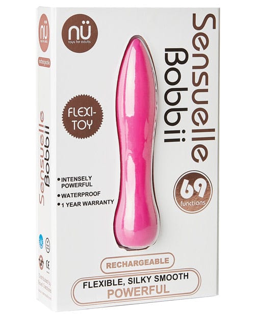 Novel Creations Nu Sensuelle Bobbii Flexible Vibe - 69 Function Magenta Vibrators