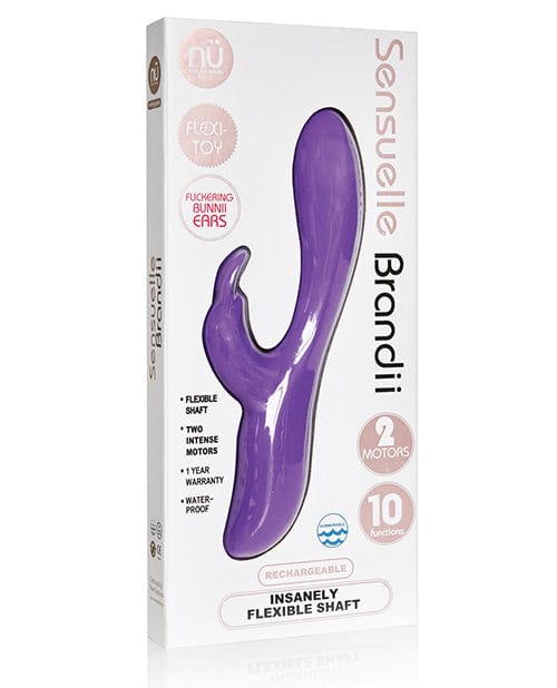 Novel Creations Nu Sensuelle Brandii Bendable Rabbit Purple Vibrators