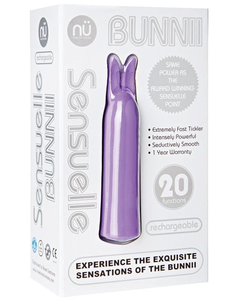 Novel Creations Nu Sensuelle Bunnii Point Vibe Purple Vibrators