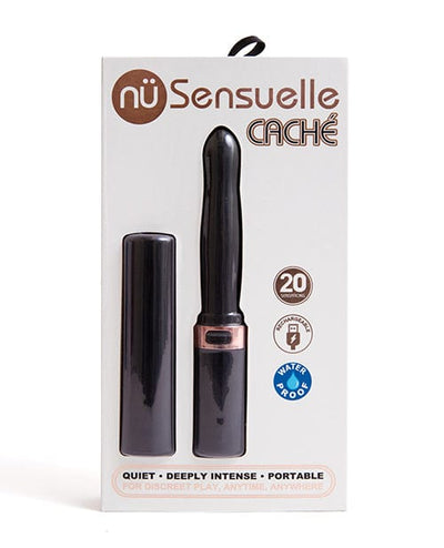 Novel Creations Nu Sensuelle Cache 20 Functions Covered Lipstick Vibe Black Vibrators