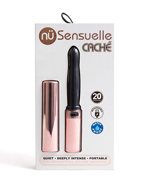 Novel Creations Nu Sensuelle Cache 20 Functions Covered Lipstick Vibe Rose Gold Vibrators