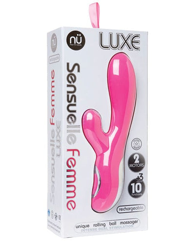 Novel Creations Nu Sensuelle Femme Luxe 10 Fun Rabbit Massager Pink Vibrators
