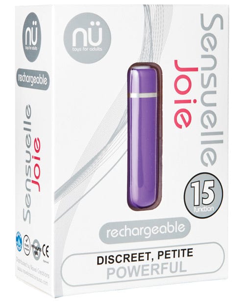 Novel Creations Nu Sensuelle Joie Bullet - 15 Function Purple Vibrators