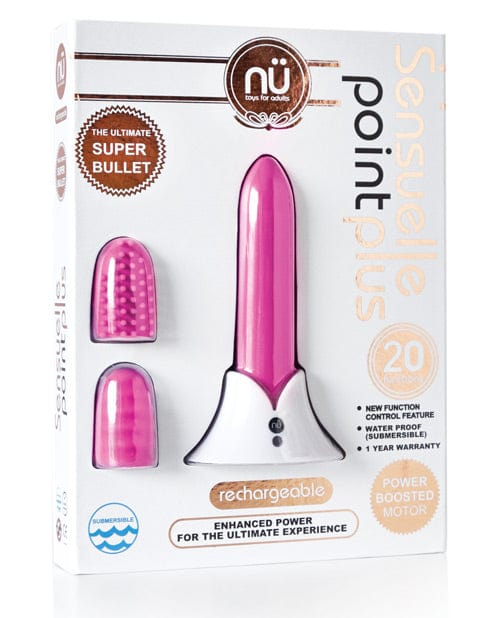 Novel Creations Nu Sensuelle Point Plus Rechargeable Bullet Pink Vibrators