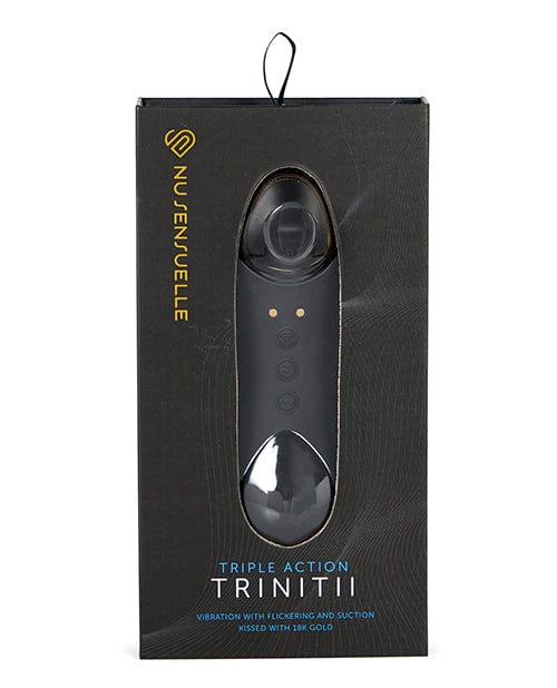 Novel Creations Nu Sensuelle Trinitii Tongue Vibe 18k Gold Vibrators