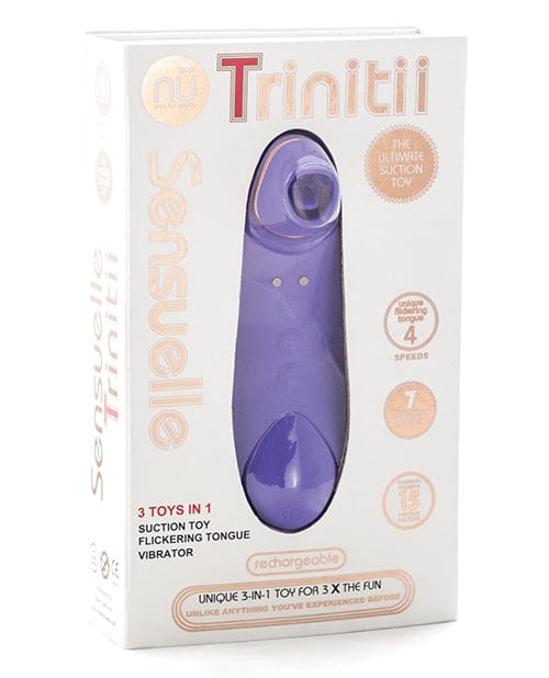Novel Creations Nu Sensuelle Trinitii Tongue Vibe Ultra Violet Vibrators