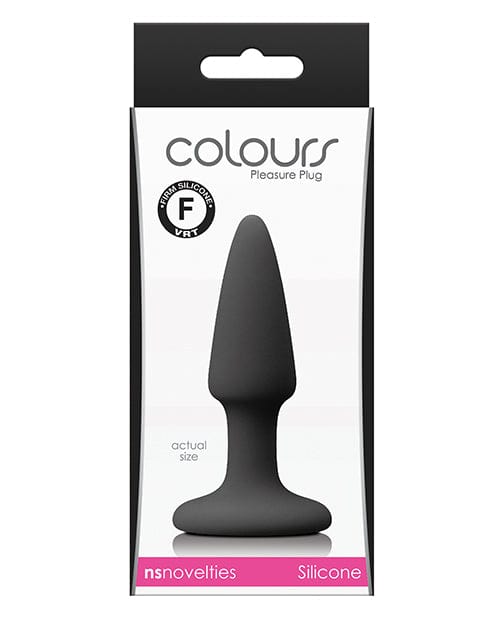 NS Novelties Colours Pleasure Mini Plug Black Anal Toys
