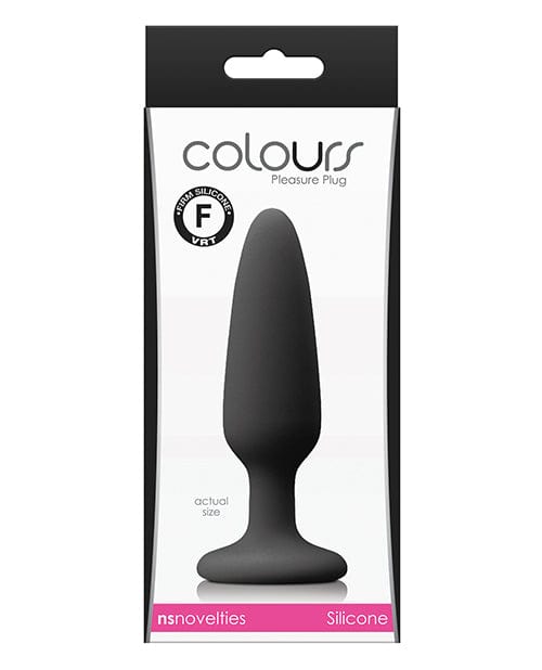 NS Novelties Colours Pleasures Small Plug Black Anal Toys