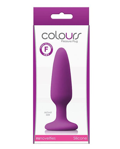 NS Novelties Colours Pleasures Small Plug Purple Anal Toys