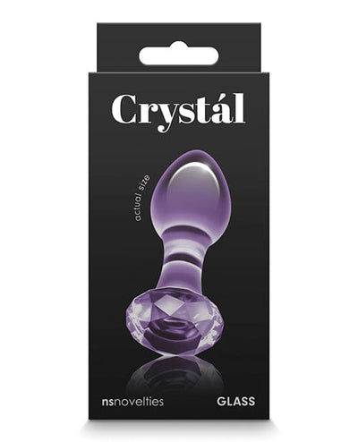 NS Novelties Crystal Gem Butt Plug Purple Anal Toys