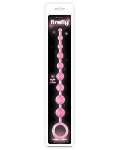 NS Novelties Firefly Pleasure Beads Pink Anal Toys