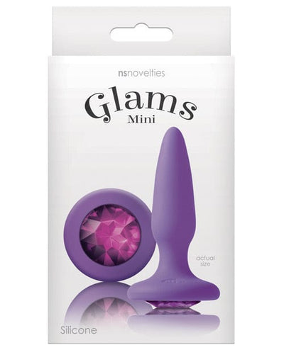 NS Novelties Glams Mini Purple Gem Anal Toys