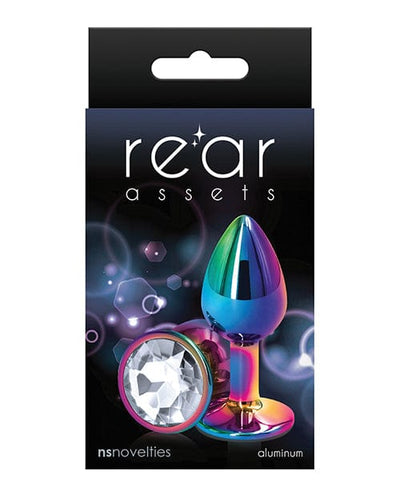NS Novelties Rear Assets Multicolor Clear / Small Anal Toys