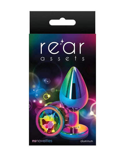 NS Novelties Rear Assets Multicolor Rainbow / Medium Anal Toys