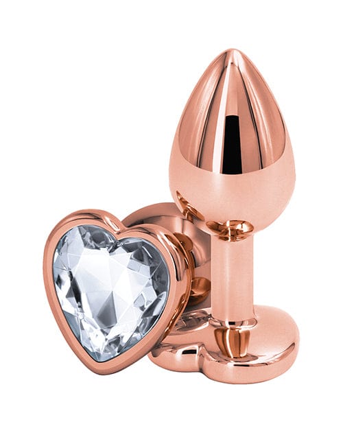 NS Novelties Rear Assets Rose Gold Heart Anal Toys