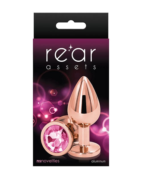NS Novelties Rear Assets Rose Gold Pink / Medium Anal Toys