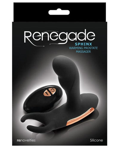 NS Novelties Renegade Sphinx Warming Prostate Massager - Black Anal Toys