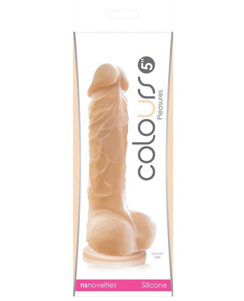 NS Novelties Colours Pleasures 5" Dildo with Suction Cup - Flesh Dildos