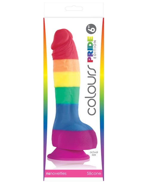 Colours Pride Edition 6" Dong with Suction Cup