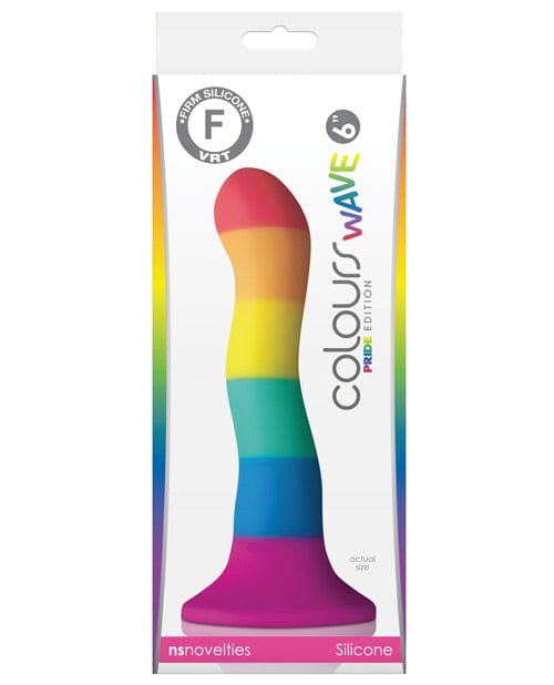 NS Novelties Colours Pride Edition 6" Wave Dildo Dildos