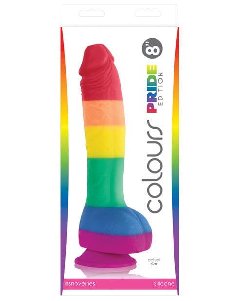 NS Novelties Colours Pride Edition 8" Dong with Suction Cup Dildos