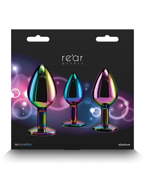 Ns Novelties INC Rear Assets Rainbow Gem Anal Trainer Kit - Multi Color Anal Toys