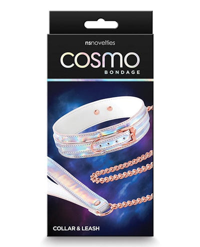 Ns Novelties INC Cosmo Bondage Collar & Leash - Rainbow Kink & BDSM