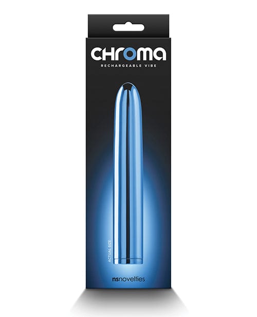Ns Novelties INC Chroma 7" Rechargeable Vibe Blue Vibrators
