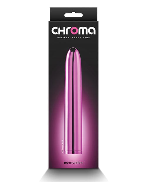 Ns Novelties INC Chroma 7" Rechargeable Vibe Pink Vibrators