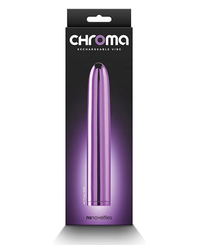 Ns Novelties INC Chroma 7" Rechargeable Vibe Purple Vibrators