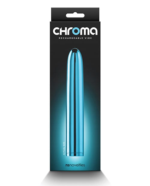 Ns Novelties INC Chroma 7" Rechargeable Vibe Teal Vibrators
