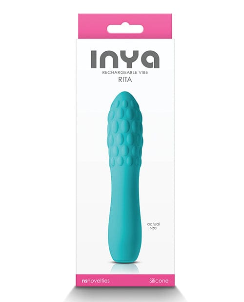 Ns Novelties INC Inya Rita Rechargeable Vibe Teal Vibrators