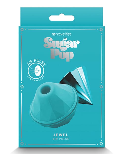 Ns Novelties INC Sugar Pop Jewel Air Pulse Vibrator Teal Vibrators