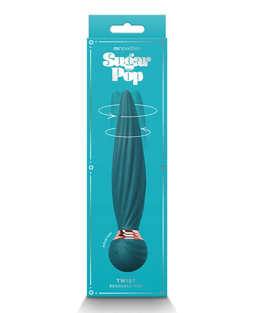 Ns Novelties INC Sugar Pop Twist Bendable Vibe Teal Vibrators