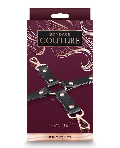 NS Novelties Bondage Couture Hog Tie Black Kink &amp; BDSM