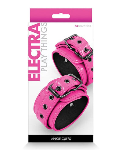 NS Novelties Electra Ankle Cuffs Pink Kink & BDSM