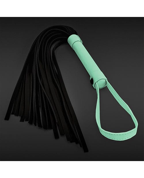 NS Novelties Glo Bondage Flogger - Glow In The Dark Kink & BDSM