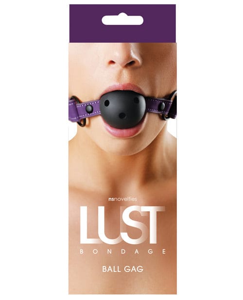 NS Novelties Lust Bondage Ball Gag - Purple Kink & BDSM
