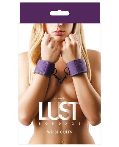 NS Novelties Lust Bondage Wrist Cuffs - Purple Kink & BDSM