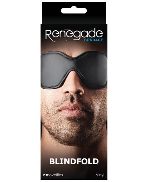 NS Novelties Renegade Bondage Blindfold - Black Kink &amp; BDSM