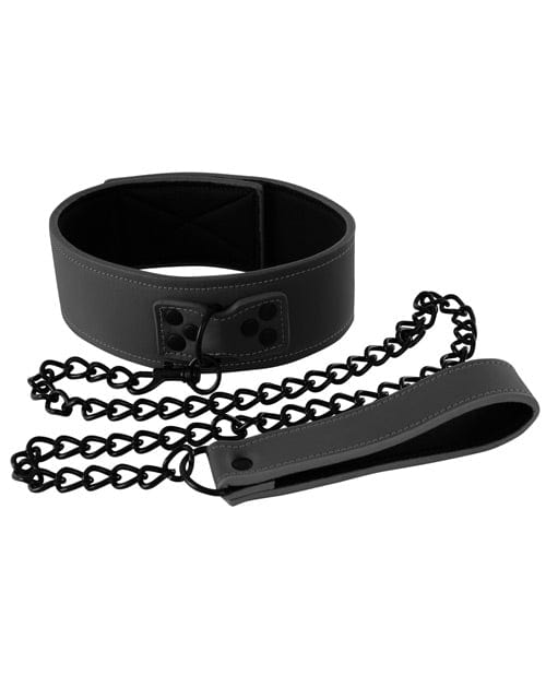 NS Novelties Renegade Bondage Collar - Black Kink &amp; BDSM
