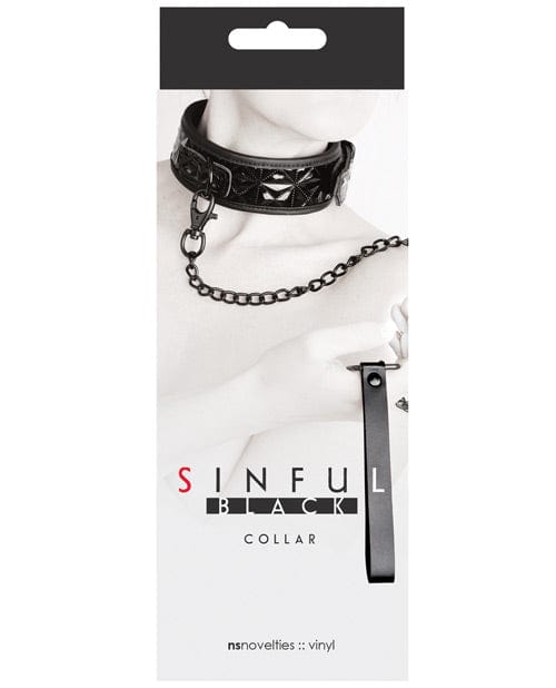 NS Novelties Sinful Collar Black Kink & BDSM