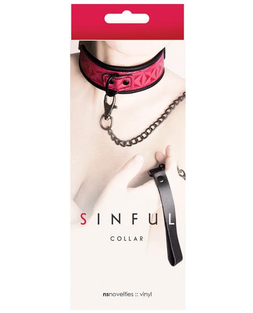 NS Novelties Sinful Collar Pink Kink & BDSM
