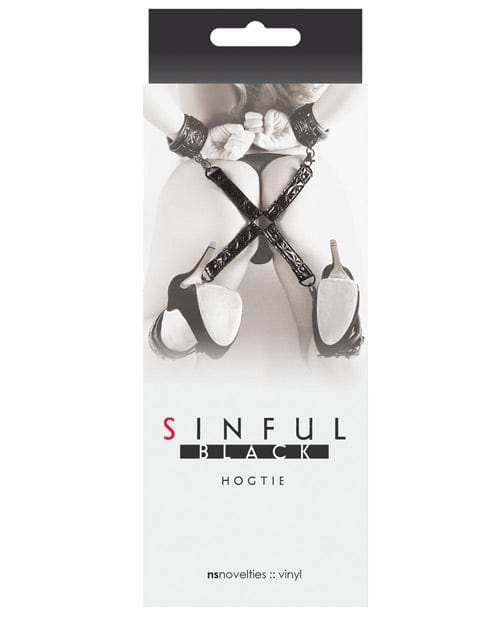 NS Novelties Sinful Hogtie Black Kink &amp; BDSM