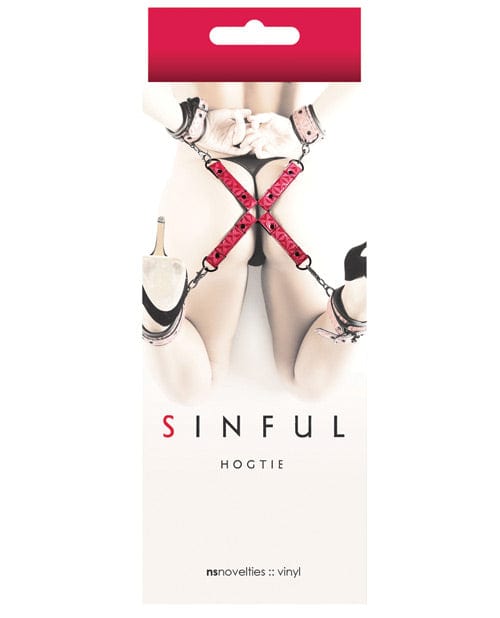 NS Novelties Sinful Hogtie Pink Kink &amp; BDSM